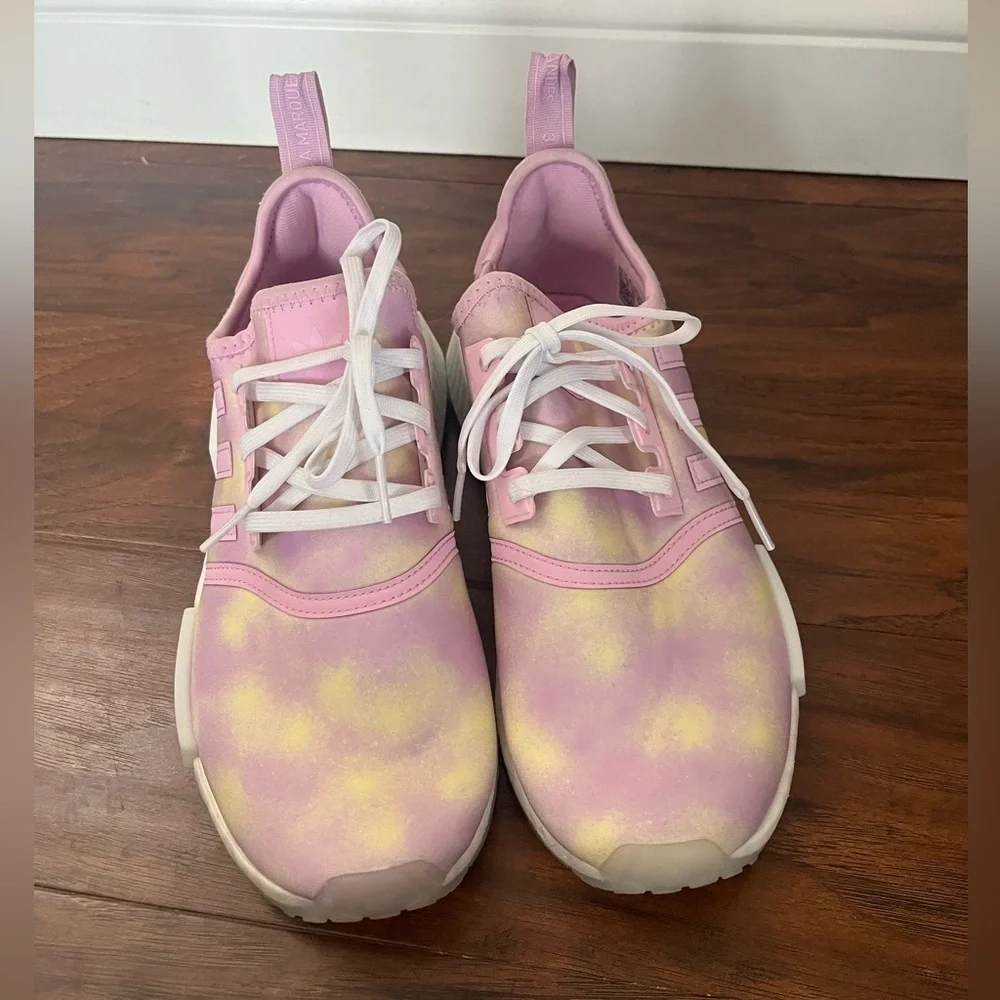 Adidas J Bliss Lilac and Yellow Sneakers-NWOT Size 4.5